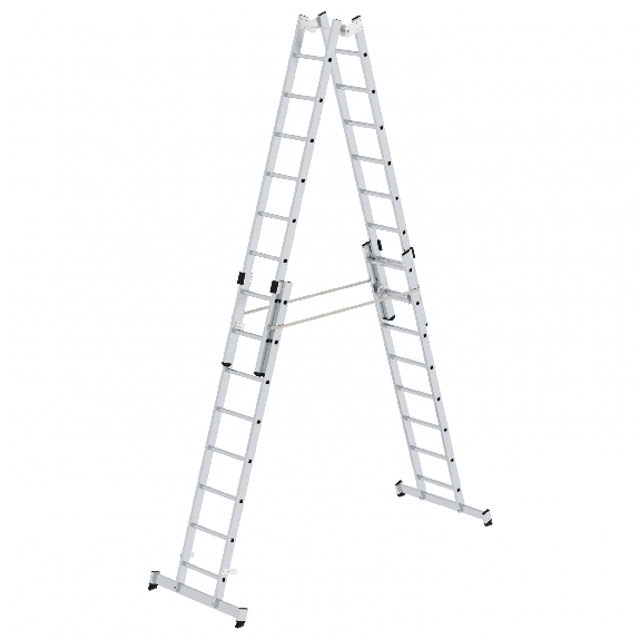 Stehleiter mit nivello-Traverse 4x8 Sprossen Stehleiter mit nivello-Traverse 4x8 Sprossen-Beschreibung lesen