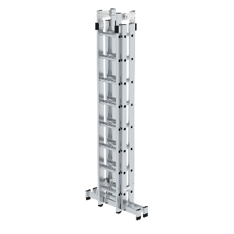 Stehleiter mit nivello-Traverse 4x8 Sprossen-Beschreibung lesen