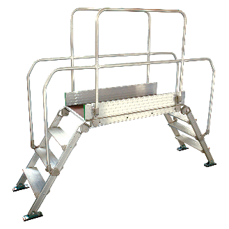 Diva Überstieg 60° Plattform 90x53cm 5 Stufen-Beschreibung lesen