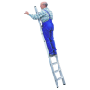 Premium 30182 Alu-Regalleiter mit 18 Stufen