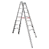 Treppenstehleiter Premium 30576 2x7 Sprossen