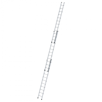 Aluminium-Schiebeleiter 3-teilig ohne Traverse 3x12-Beschreibung lesen