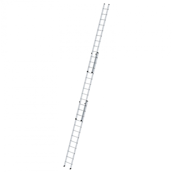 Aluminium-Schiebeleiter 3-teilig ohne Traverse 3x12 Aluminium-Schiebeleiter 3-teilig ohne Traverse 3x12-Beschreibung lesen