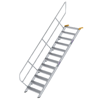 Treppe 45° inkl. Handlauf, 800mm Stufenbreite, 12 Stufen-Beschreibung lesen