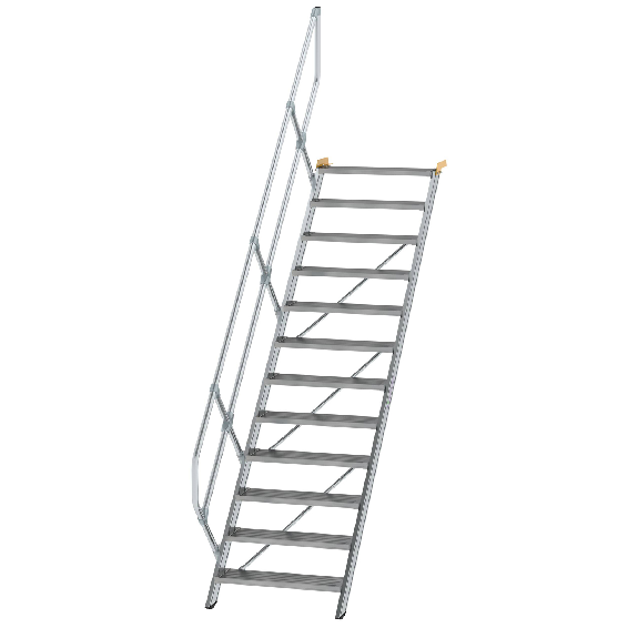 Treppe 45° inkl. Handlauf, 800mm Stufenbreite, 12 Stufen-Beschreibung lesen