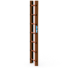 Dachleiter 2,0 m 7 Sprossen