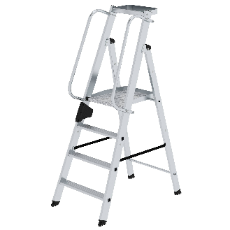 MUNK Aluminium-Stehleiter 4 Stufen-Beschreibung lesen