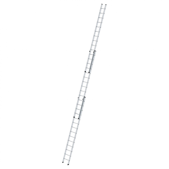 Aluminium-Schiebeleiter 3-teilig ohne Traverse 3x14 Aluminium-Schiebeleiter 3-teilig ohne Traverse 3x14-Beschreibung lesen