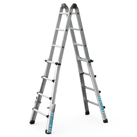 Teleskopleiter Variotec V 4x4 Sprossen Teleskopleiter Variotec V 4x4 Sprossen-Beschreibung lesen