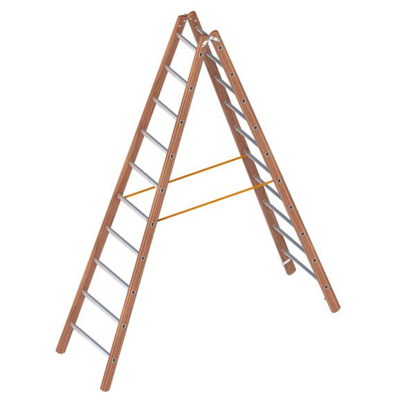 1028 Verbundstehleiter 2x10 Sprossen 1028 Verbundstehleiter 2x10 Sprossen-Beschreibung lesen