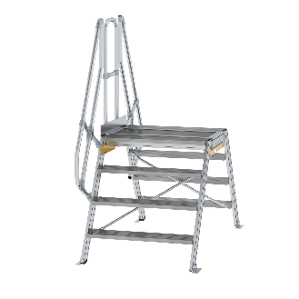Überstieg 60° inkl. einen Handlauf, Stufenbreite 1000mm, 2x4 Stufen-Beschreibung lesen
