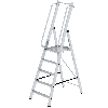 ML Bauleiter Aluminium-Stufenstehleiter 5 Stufen ML Bauleiter Aluminium-Stufenstehleiter 5 Stufen
