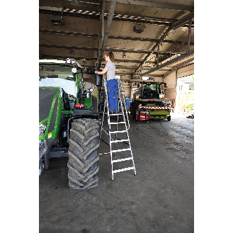 ML Bauleiter Aluminium-Stufenstehleiter 5 Stufen-Beschreibung lesen