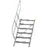 Treppe 45° inkl. Handlauf, 800mm Stufenbreite, 6 Stufen Treppe 45° inkl. Handlauf, 800mm Stufenbreite, 6 Stufen