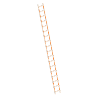 Layher 1046 Holzdachdeckerleiter 18 Sprossen-Beschreibung lesen