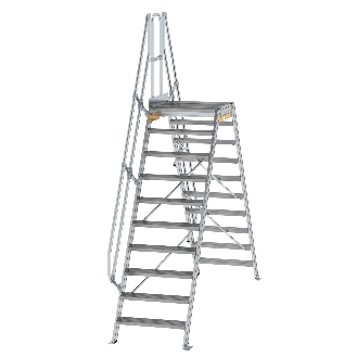 Überstieg 60° inkl. einen Handlauf, Stufenbreite 800mm, 2x10 Stufen-Beschreibung lesen