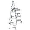 Überstieg 60° inkl. einen Handlauf, Stufenbreite 800mm, 2x10 Stufen Überstieg 60° inkl. einen Handlauf, Stufenbreite 800mm, 2x10 Stufen