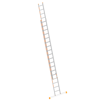 Schiebeleiter mit Quertraverse 2x18 Sprossen-Beschreibung lesen