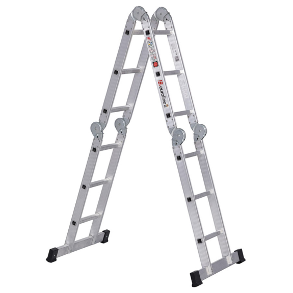 Euroline Premium 304 Klappleiter 4x3 Sprossen-Beschreibung lesen