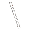 Euroline Premium Alu Dachdeckerleiter 10 Sprossen