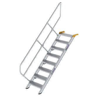 Treppe 45° inkl. Handlauf, 600mm Stufenbreite, 8 Stufen-Beschreibung lesen