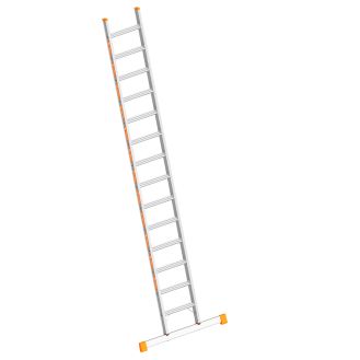 Layher Topic 1042 Stufenanlegeleiter mit Quertraverse 15 Stufen-Beschreibung lesen