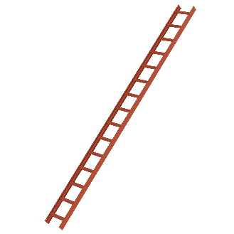 MUNK Aluminium Dachleiter 15 Sprossen rot-Beschreibung lesen