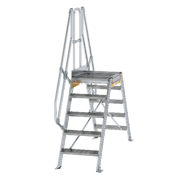Überstieg 60° inkl. einen Handlauf, Stufenbreite 600mm, 2x5 Stufen Überstieg 60° inkl. einen Handlauf, Stufenbreite 600mm, 2x5 Stufen-Beschreibung lesen