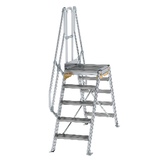 Überstieg 60° inkl. einen Handlauf, Stufenbreite 600mm, 2x5 Stufen-Beschreibung lesen