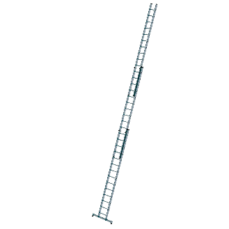 Schiebeleiter mit nivello-Traverse 3x14 Sprossen-Beschreibung lesen