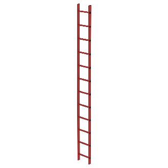 MUNK Schachtleiter aus GFK 300mm breit 12 Sprossen 3,36m lang-Beschreibung lesen