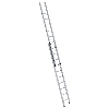 MUNK Aluminium-Schiebeleiter 2-teilig ohne Traverse 2x10 Sprossen MUNK Aluminium-Schiebeleiter 2-teilig ohne Traverse 2x10 Sprossen