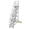 Plattformtreppe fahrbar 45° Stufenbreite 600mm 16 Stufen Plattformtreppe fahrbar 45° Stufenbreite 600mm 16 Stufen