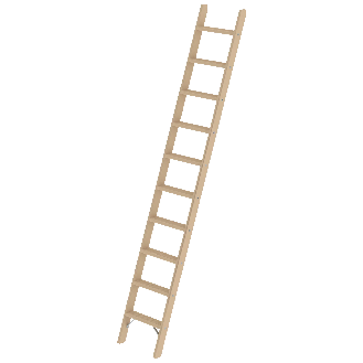 MUNK Holz-Anlegeleiter ohne Traverse 10 Stufen-Beschreibung lesen