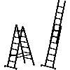 Vielseitige Leiter 2 x 8 Sprossen