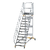 Plattformtreppe fahrbar 45° Stufenbreite 800mm 13 Stufen Plattformtreppe fahrbar 45° Stufenbreite 800mm 13 Stufen