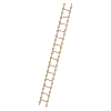 MUNK Holz-Anlegeleiter ohne Traverse 14 Sprossen