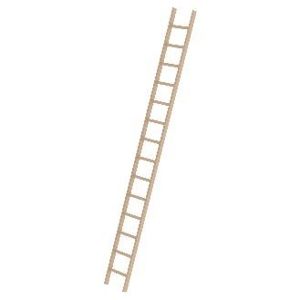 MUNK Holz-Anlegeleiter ohne Traverse 14 Sprossen-Beschreibung lesen