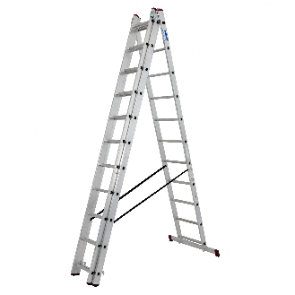 Krause Corda Aluminium-Vielzweckleiter 3x11 Sprossen-Beschreibung lesen