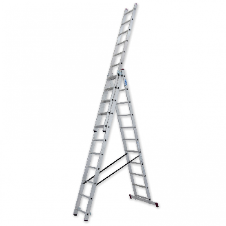 Krause Corda Aluminium-Vielzweckleiter 3x11 Sprossen-Beschreibung lesen