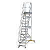 Plattformtreppe fahrbar 60° Stufenbreite 600mm 13 Stufen Plattformtreppe fahrbar 60° Stufenbreite 600mm 13 Stufen