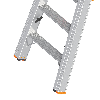 Treppenstehleiter mit 5 Stufen 2,70m AH Topic 1062
