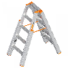 Treppenstehleiter mit 5 Stufen 2,70m AH Topic 1062