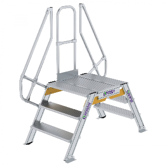 Überstieg 60° inkl. einen Handlauf, Stufenbreite 800mm, 2x3 Stufen-Beschreibung lesen