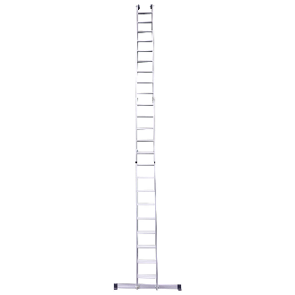 Premium 302 Stufen- Schiebeleiter 2x14 Sprossen-Beschreibung lesen