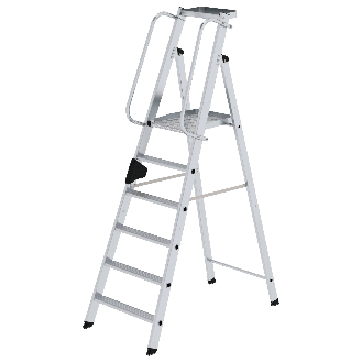 Aluminium-Stehleiter 6 Stufen-Beschreibung lesen