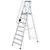 Aluminium-Stehleiter 8 Stufen