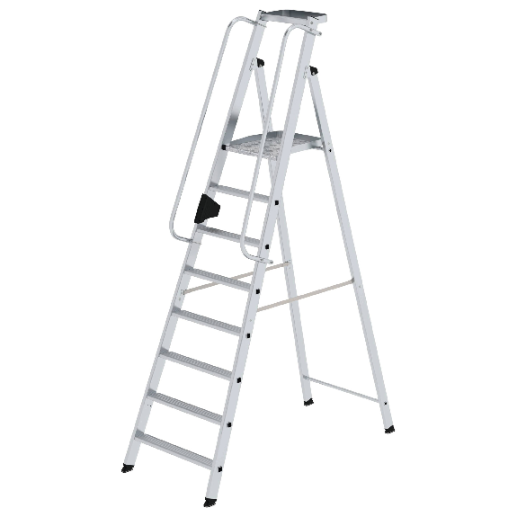 Aluminium-Stehleiter 8 Stufen Aluminium-Stehleiter 8 Stufen-Beschreibung lesen