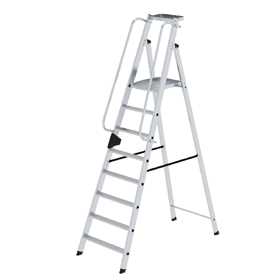 Aluminium-Stehleiter 8 Stufen Aluminium-Stehleiter 8 Stufen-Beschreibung lesen