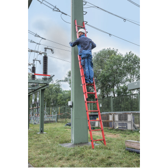 Vollkunststoff Seilzugleiter 2x12 Sprossen-Beschreibung lesen